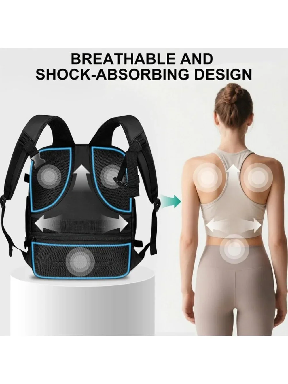 Flight-Approved Carry-On Travel Backpack for 15.6